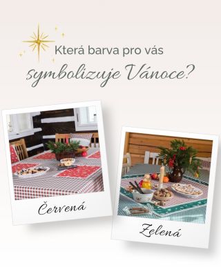 🌟 U nás je to každý rok jinak… někdy červená, někdy zelená 🙂 A jak to máte vy? Která barva jsou vaše Vánoce? ❤️💚